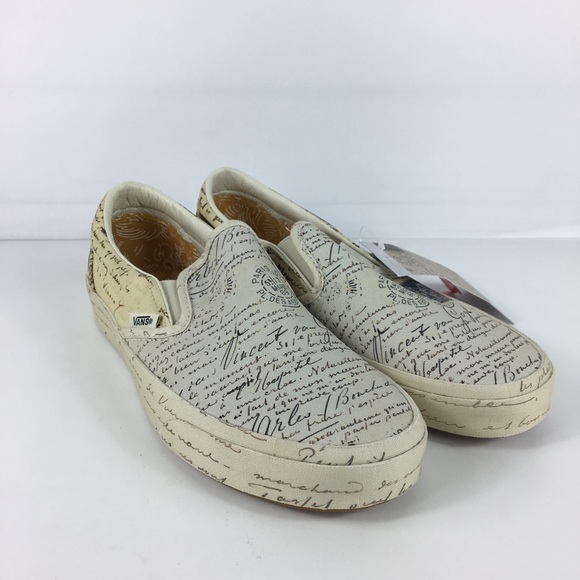 Vans Vincent Van Gogh Letter Classic Slip On Shoe - Picture 1 of 7